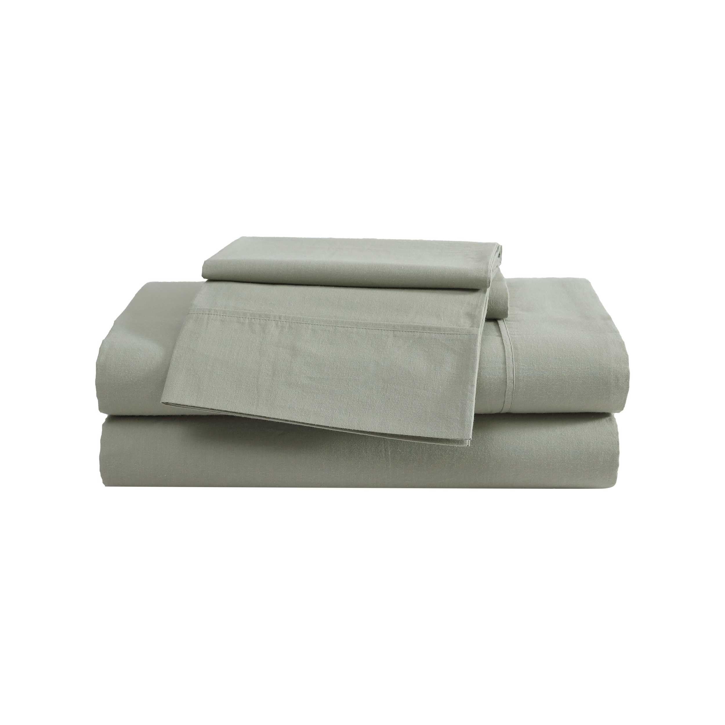 Eddie Bauer - Queen Sheet Set, Washed Percale Bedding Set with Deep Pockets, Super Soft, 100% Luxury Cotton with Smooth Percale Weave (Percale Purple, Queen)