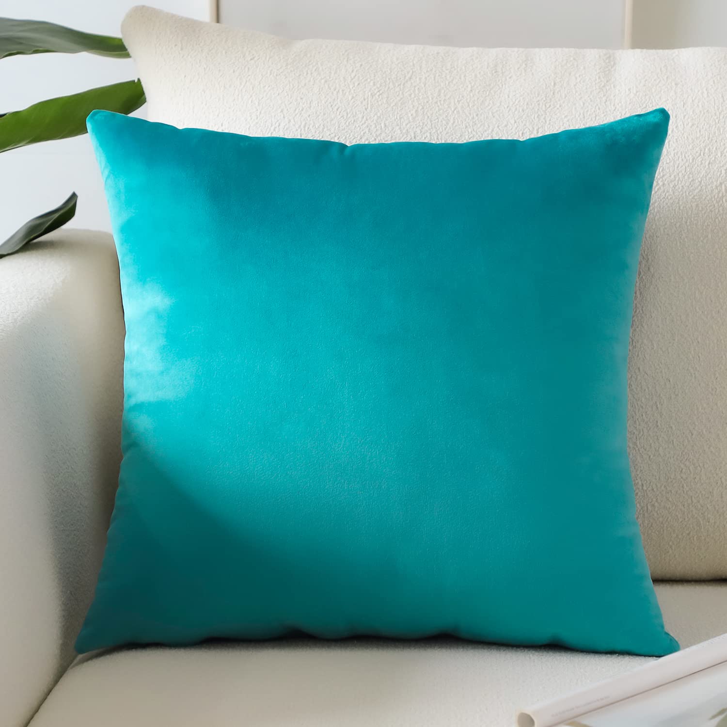 Artscope Luxury Velvet Pillow Covers Super Soft Decorative Square Throw Pillow Covers Case Cushion Covers for Sofa Couch Bedroom Car Decor 12x20 Inch Gold