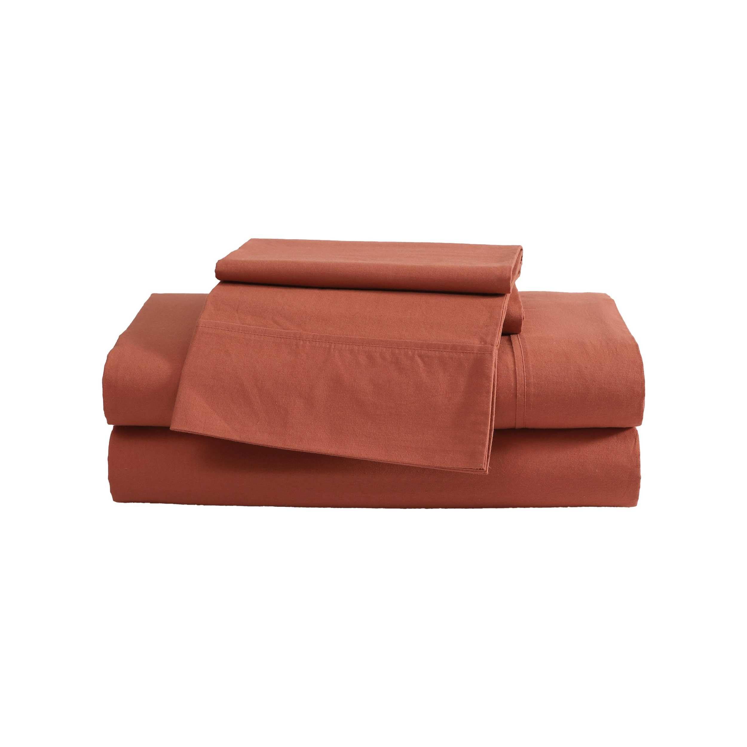 Eddie Bauer - Queen Sheet Set, Washed Percale Bedding Set with Deep Pockets, Super Soft, 100% Luxury Cotton with Smooth Percale Weave (Percale Purple, Queen)