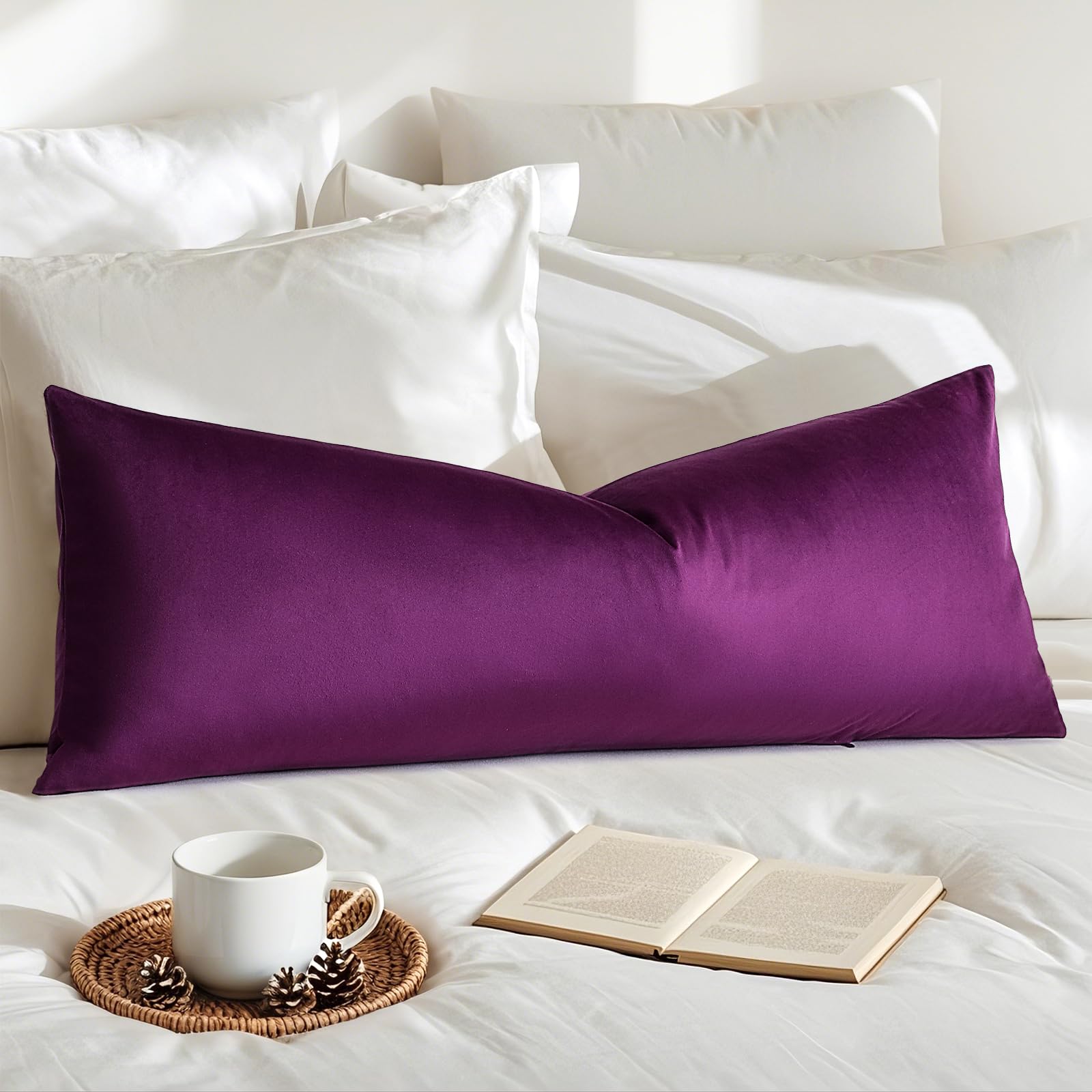 Artscope Luxury Velvet Pillow Covers Super Soft Decorative Square Throw Pillow Covers Case Cushion Covers for Sofa Couch Bedroom Car Decor 12x20 Inch Gold