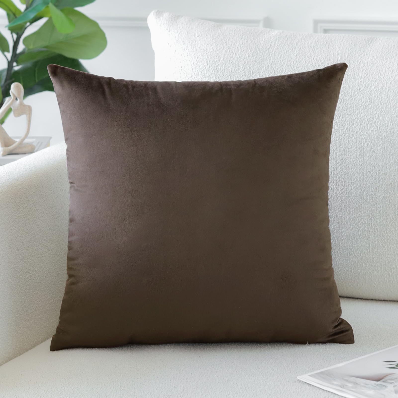 Artscope Luxury Velvet Pillow Covers Super Soft Decorative Square Throw Pillow Covers Case Cushion Covers for Sofa Couch Bedroom Car Decor 12x20 Inch Gold