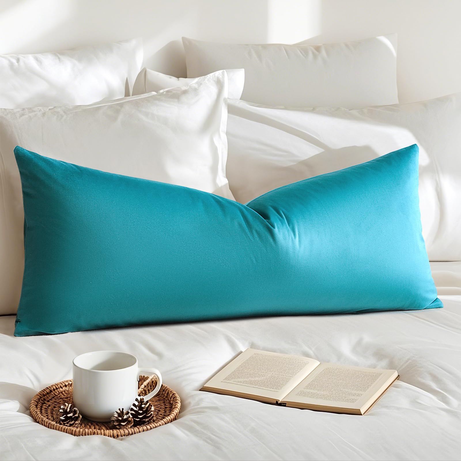 Artscope Luxury Velvet Pillow Covers Super Soft Decorative Square Throw Pillow Covers Case Cushion Covers for Sofa Couch Bedroom Car Decor 12x20 Inch Gold