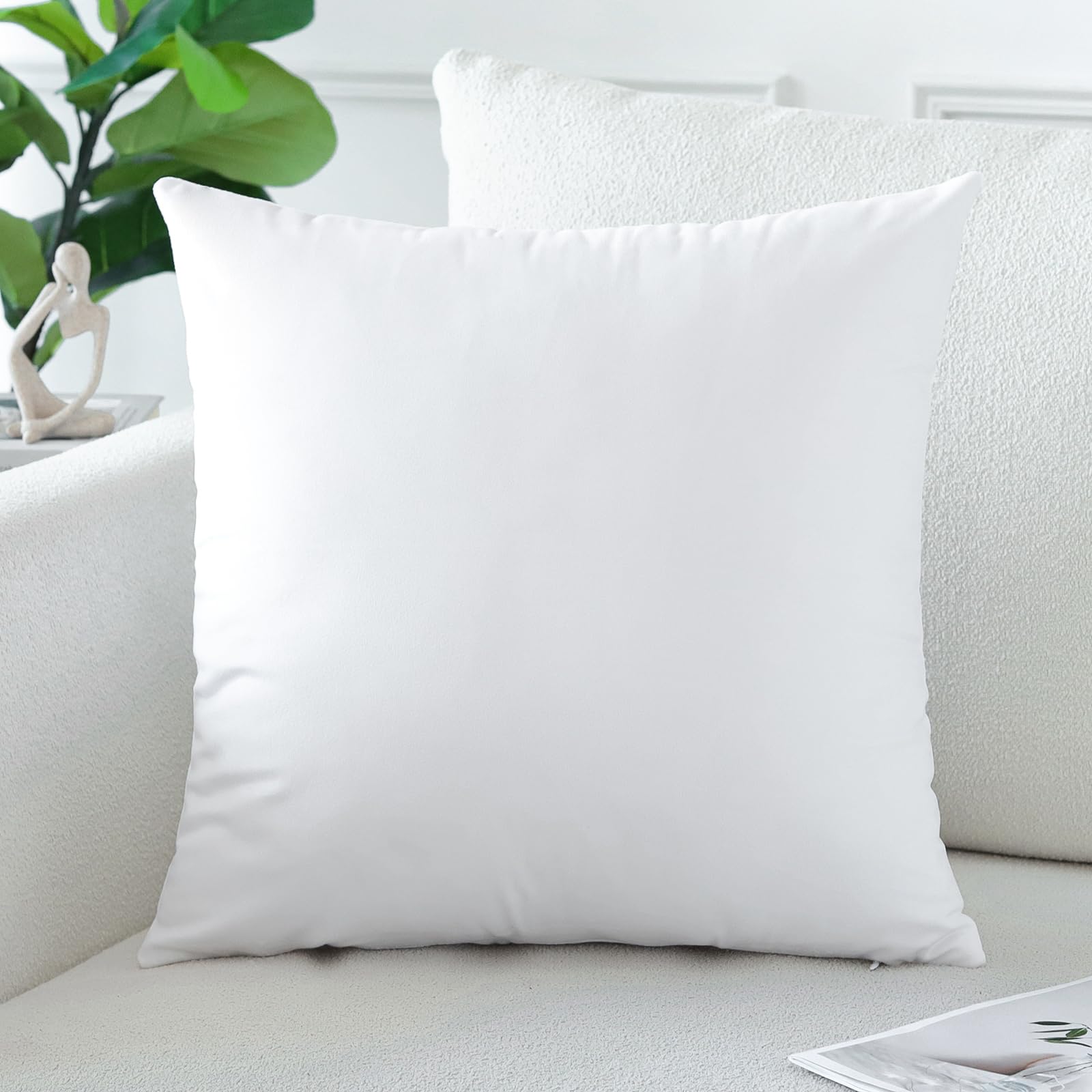 Artscope Luxury Velvet Pillow Covers Super Soft Decorative Square Throw Pillow Covers Case Cushion Covers for Sofa Couch Bedroom Car Decor 12x20 Inch Gold