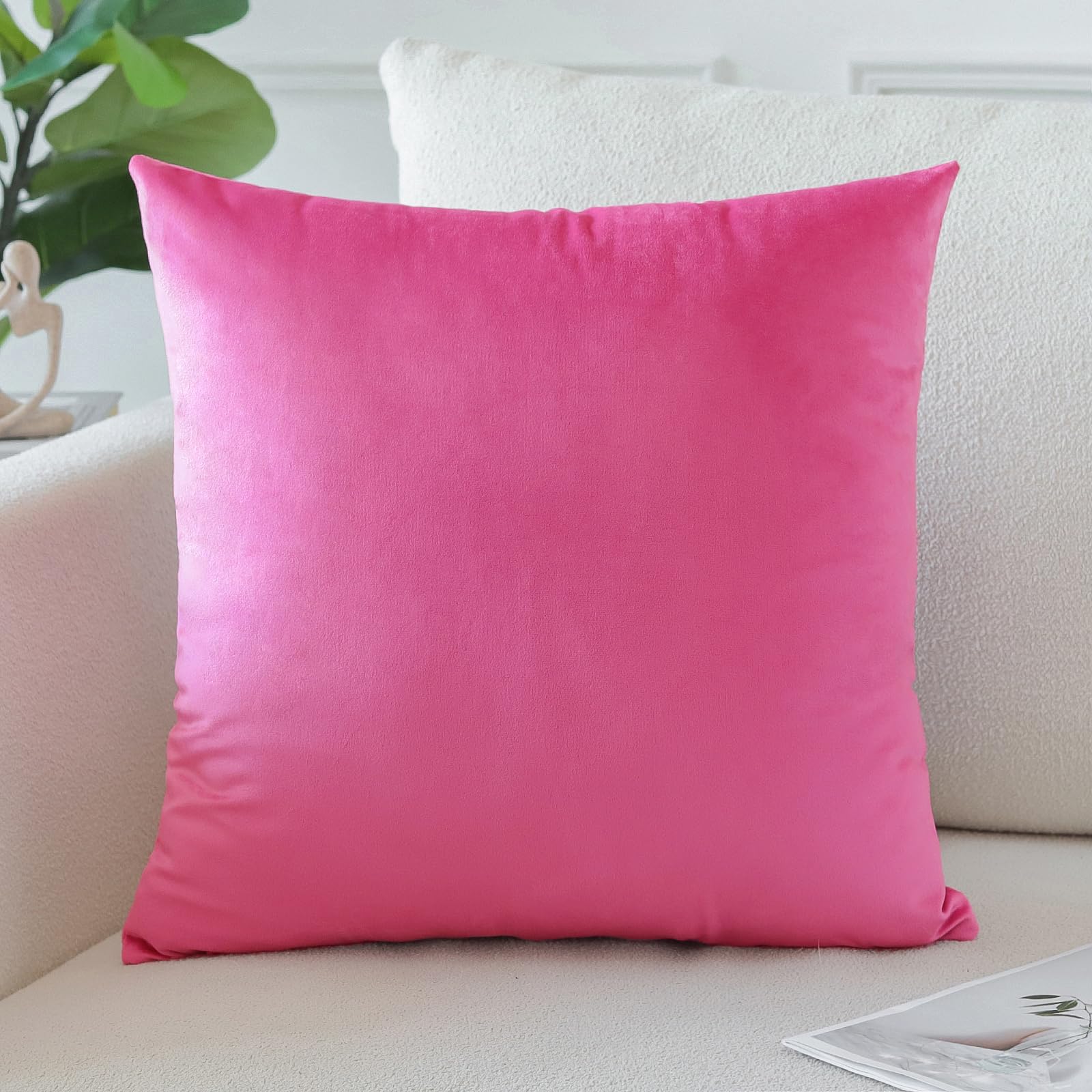 Artscope Luxury Velvet Pillow Covers Super Soft Decorative Square Throw Pillow Covers Case Cushion Covers for Sofa Couch Bedroom Car Decor 12x20 Inch Gold