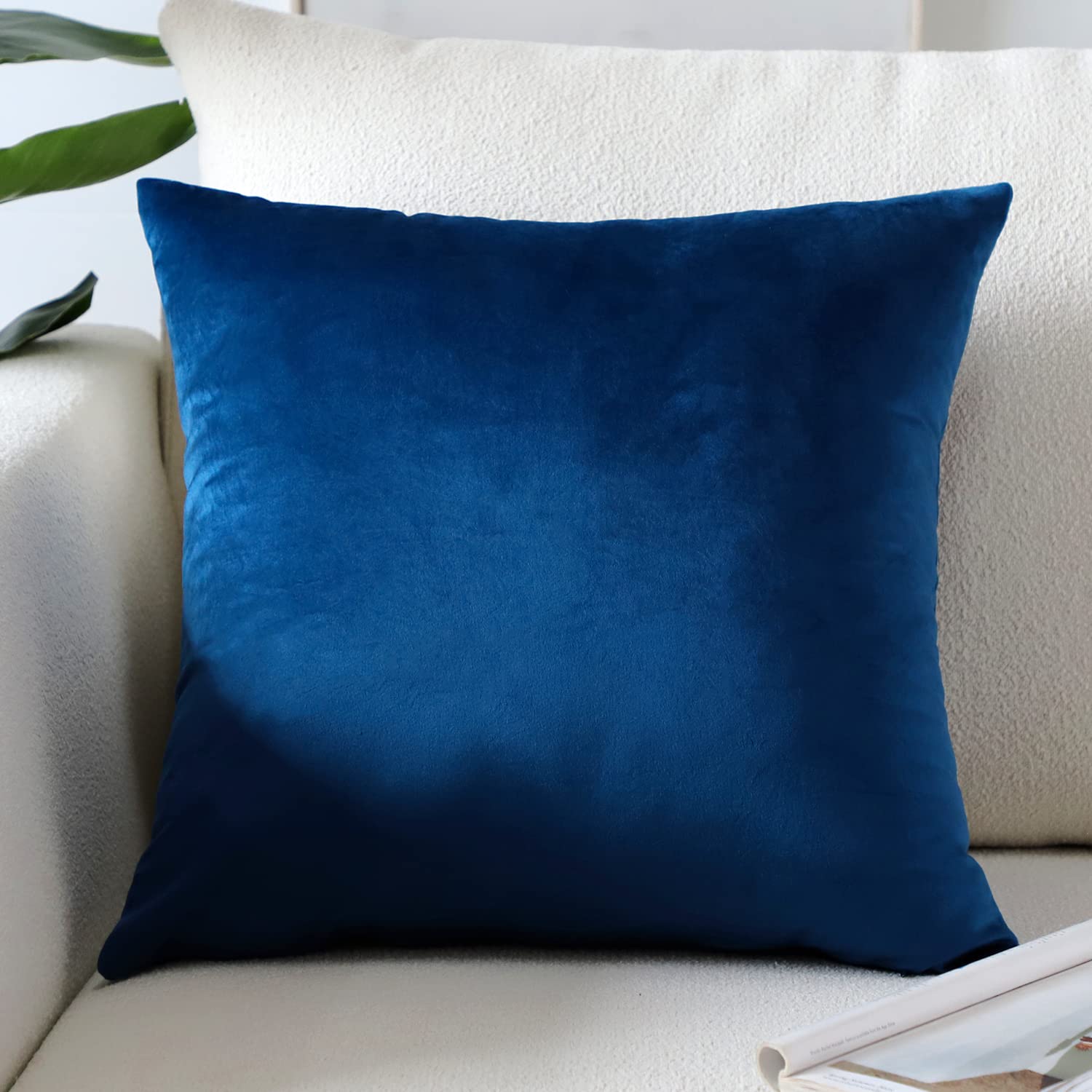 Artscope Luxury Velvet Pillow Covers Super Soft Decorative Square Throw Pillow Covers Case Cushion Covers for Sofa Couch Bedroom Car Decor 12x20 Inch Gold