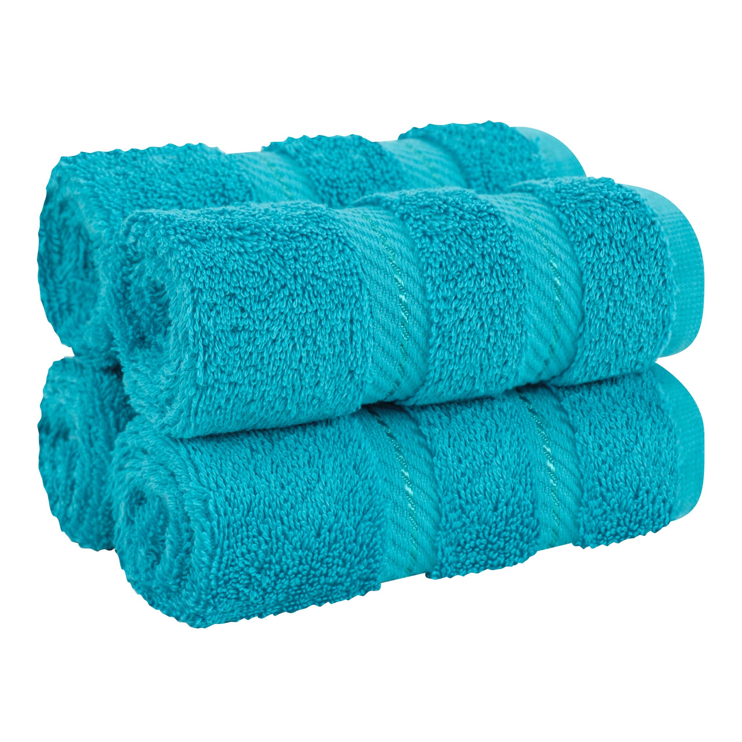 American Soft Linen Luxury 6 Piece Towel Set, 2 Bath Towels 2 Hand Towel 2 Washcloths, 600 GSM 100% Cotton Turkish Towels for Bathroom, Silver Grey Towel Sets