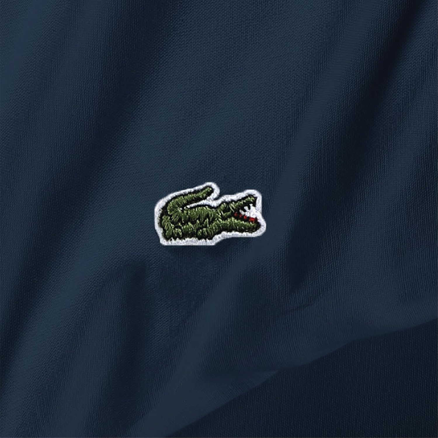 Lacoste 100% Cotton Percale 4-Piece Sheet Set – Cool, Crisp, Matte, and Durable, Oeko-Tex Certified – Solid, Navy, Full